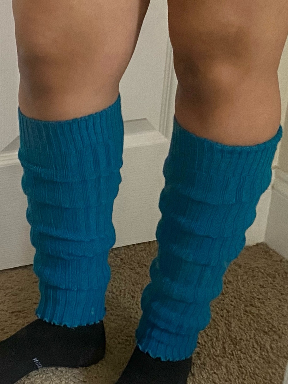 Blue Leg Warmers